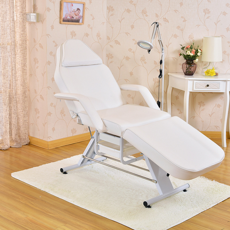 AM8613 Foldable White Massage Equipment Bed
